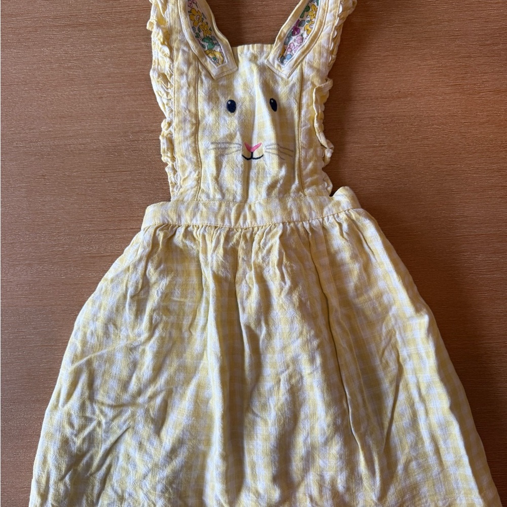 Mini Boden Yellow Bunny Dress